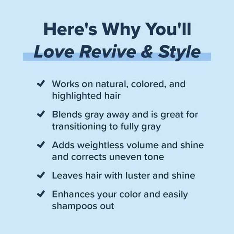Truhair Revive And Style Color Mousse - Dark Brown Hair Color & Styling Solution