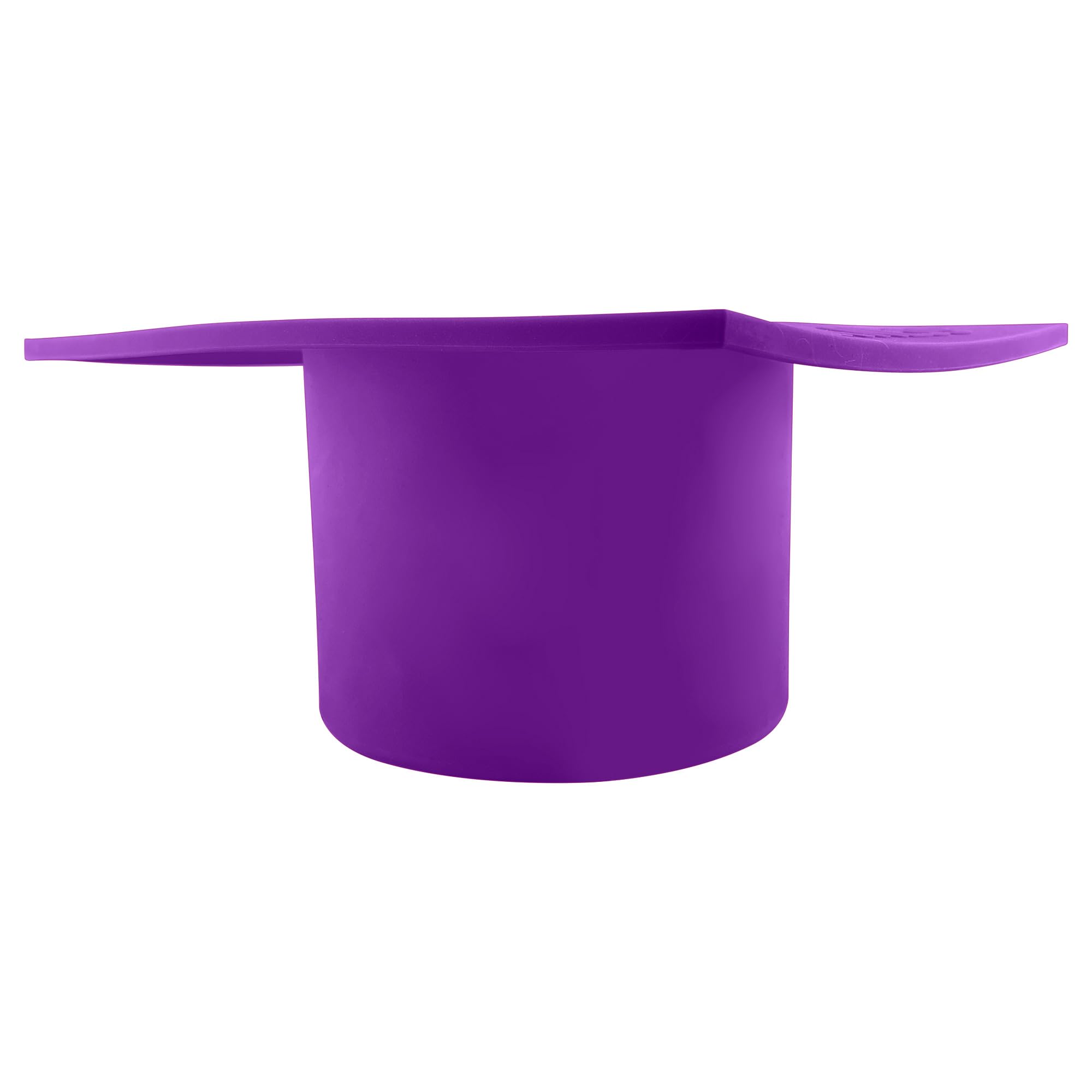 Waxness Non-Stick Silicone Bowl Insert for Wax Warmers – Purple, Fits 5.5 lb Warmers, Easy Clean Flexible Wax Pot Liner for Professional Use.