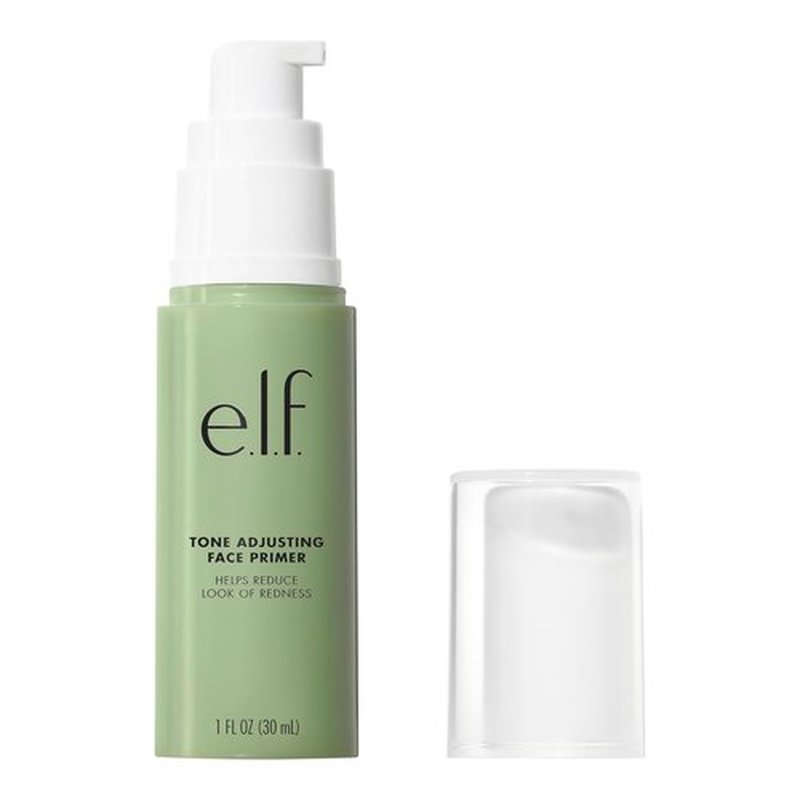 e.l.f. Tone Adjusting Face Primer - Neutralize Uneven Skin Tones & Redness | Long-Lasting Makeup Grip, Vegan