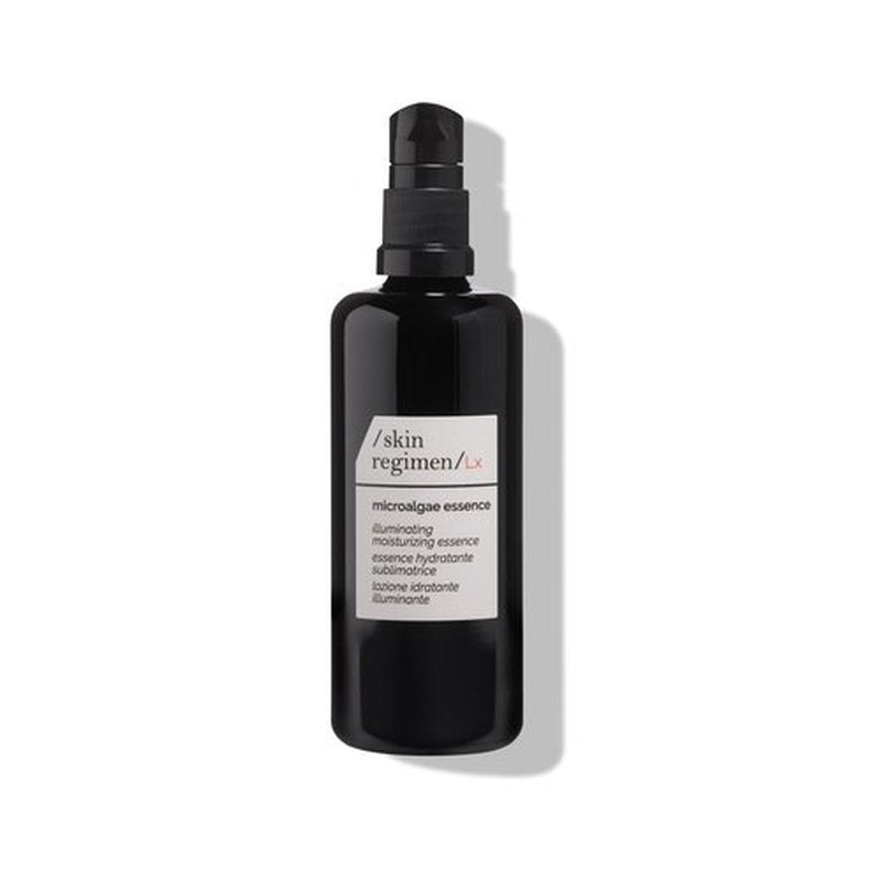 /skin regimen/Lx Microalgae Essence, Illuminating Moisturizing Lotion, Hydrates, Recharges, Prepares Skin, Longevity Complex™, Microalgae, Clean Beauty, Vegan, All Skin Types, 3.38 Fl Oz