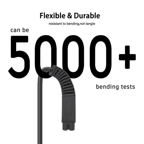 2 Pack USB Charger Cord Compatible with Freebird Head Shaver Only, Flex Series Shaver Charging Cable Replacement for Freebird Shaving Kit Electric Razor, 3.3FT