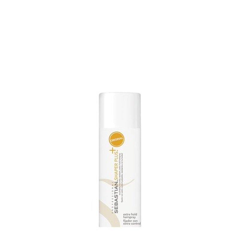 Sebastian Professional Shaper Plus Hairspray - Touchable, Humidity Resistant Extra Hold | 24-Hour Control for All Hair Types