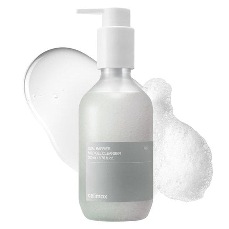 Celimax Dual Barrier Mild Gel Cleanser - Hydrating Ceramide Face Wash for Soothing Skin | 200ml