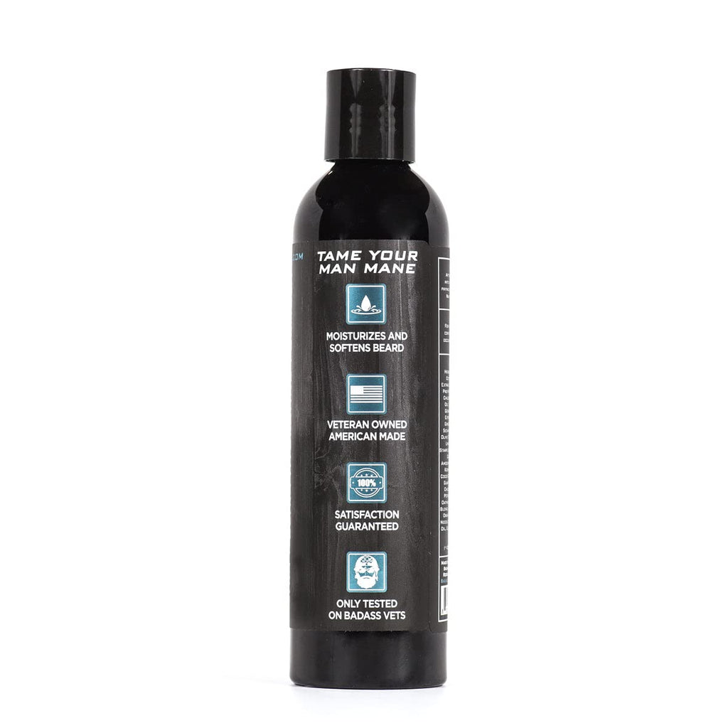 Badass Beard Care Beard Conditioner For Men - THE LADIES MAN, 8oz - Made of Natural Ingredients for A Healthy, Soft, & Itch Free Beard and Mustache