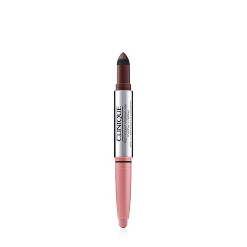 Clinique High Impact Shadow Play Shadow + Definer | Crease Proof, Water Resistant + Safe For Sensitive Eyes | 11 Shades, Black Honey/Pink Honey