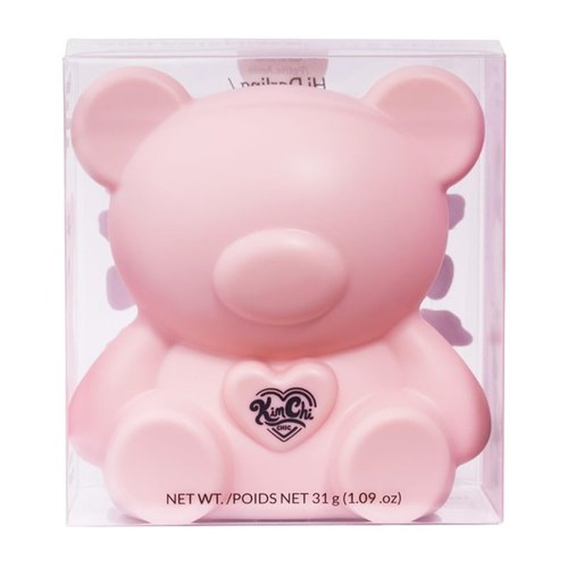 KimChiChic Beauty Teddy Kim Palette - 17 Playful Eyeshadows, 2 Blushes, 2 Highlighters, Cruelty Free Makeup Palette, Girlfriend Pink 1.09oz
