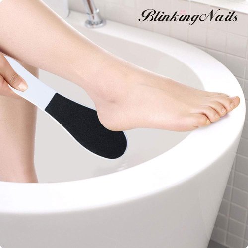 Foot File, Foot Callus Remover Professional Sandpaper Pedicure Tools Double Sided Foot Rasp File Depilation with Plastic Handle, Foot File for Dead Skin for Foot(5pcs/Pack)