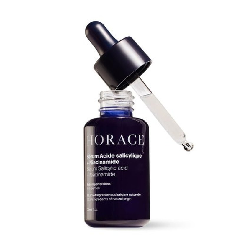 HORACE Salicylic Acid + Niacinamide Face Serum for Men - Anti-Blemish & Pore Tightening Treatment | Unscented, 30ml