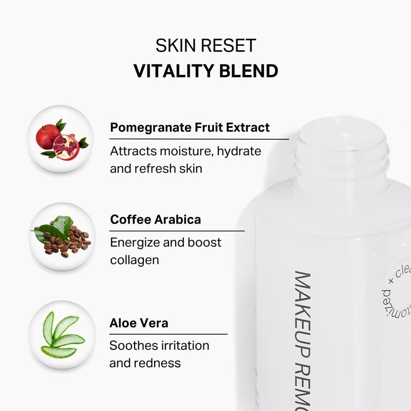 Y'OUR Soothing Micellar Cleansing Water | Removes Waterproof Makeup for Face, Eyes & Lips | Hydrating, Oil Control for Sensitive Skin | Permanent Lipstick Remover, with Aloe Vera & Fruit Extracts