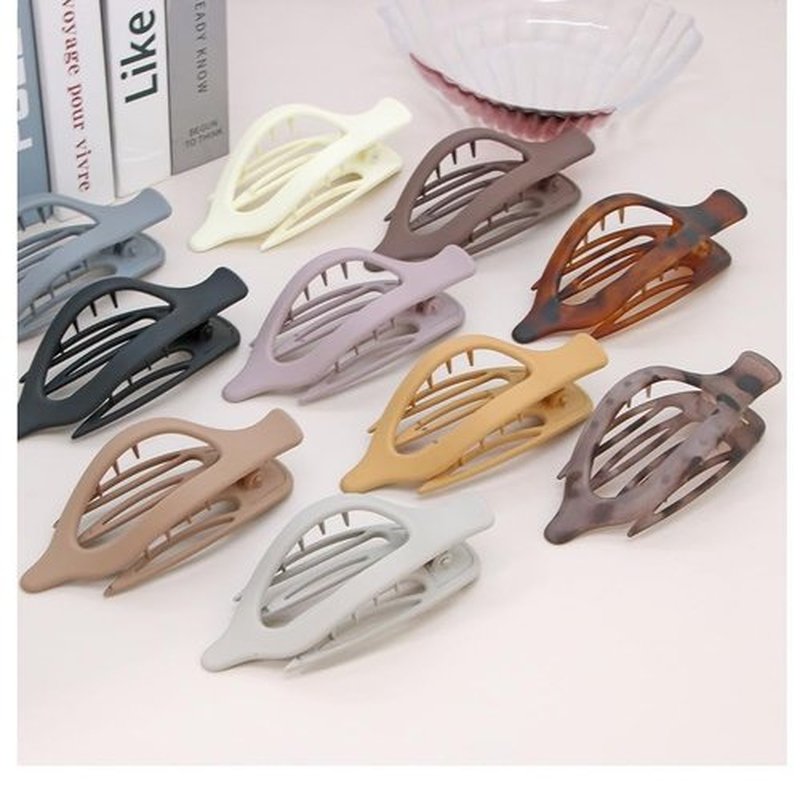 4-Pack Medium Duckbill Hair Clips for Women: French Non-Slip Strong Hold Hair Claws for Thin to Thick Hair, All-Day Comfort for Driving, Lying Down & Exercise