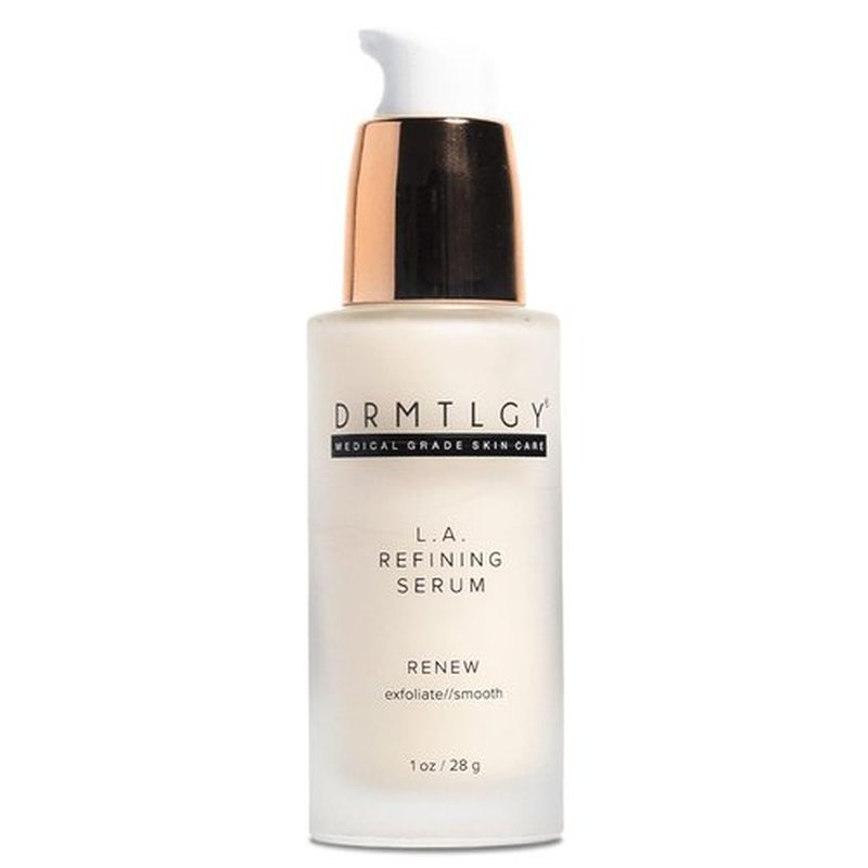 DRMTLGY Lactic Acid 12% Refining Serum - AHA & PHA Exfoliating Dark Spot Treatment, 1oz | Brightening Licorice Extract