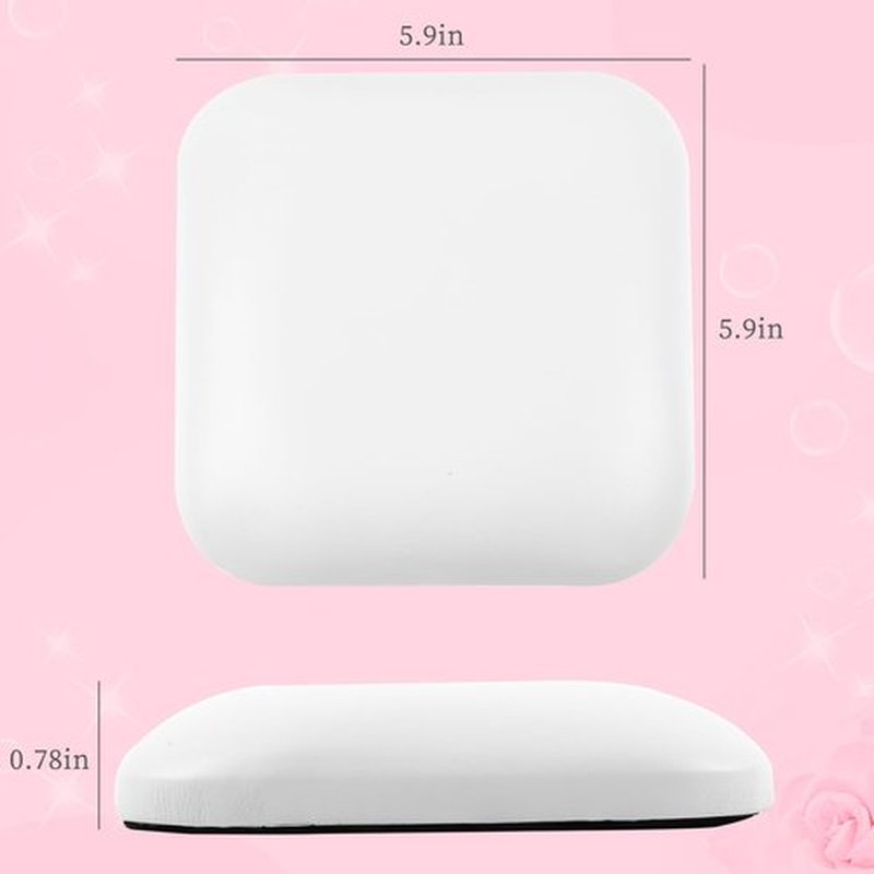 Nail Tech Elbow Rest, Soft Elbow Rest for Nail Tech, Elbow Pad Arm Rest for Nails, Nail Arm Rest for Elbow, Nail Arm Rest for Nail Tech, Elbow Rest for Nail, Nail Tech Supplies (White)