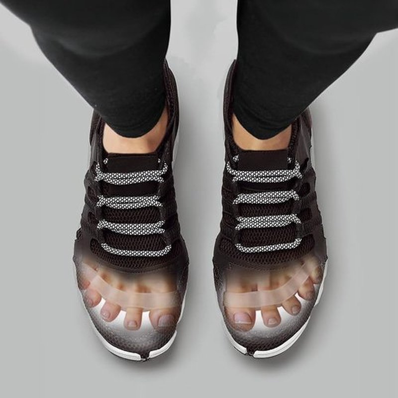 Awesome Toes Spacers & Separators, Fast Pain Relief from Hammertoe & Bunions, Two Pairs in Stylish Wooden Box, Latex-Free Rubber Toe Stretchers for Men & Women