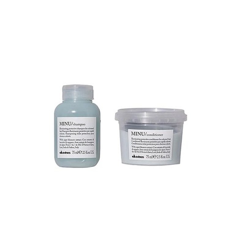 Davines MINU Shampoo - Color Retention Formula for Vibrant, Shiny Hair | Protects Treated Hair