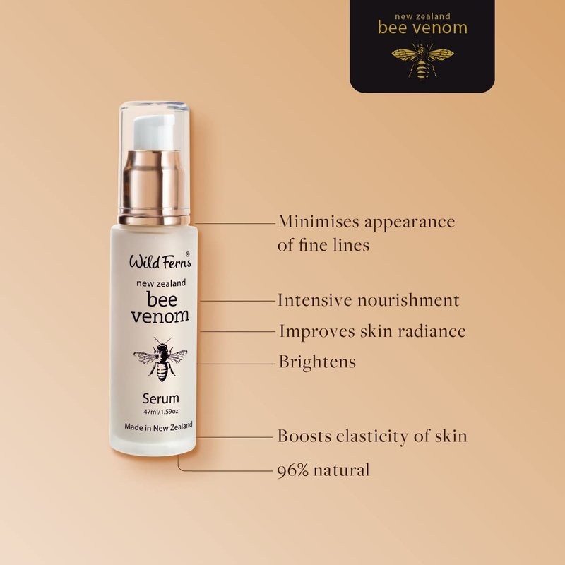 Wild Ferns Bee Venom Serum - Nourishing Manuka Honey Infused Skincare | 30ml