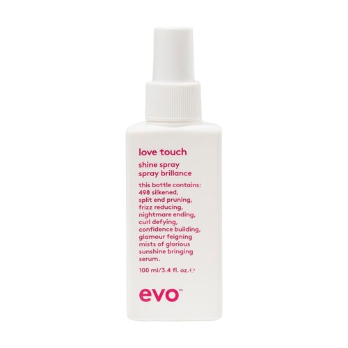 EVO Love Touch Hair Shine Spray - Lightweight Frizz Control & High Gloss for All Hair Types | 3.4 fl oz