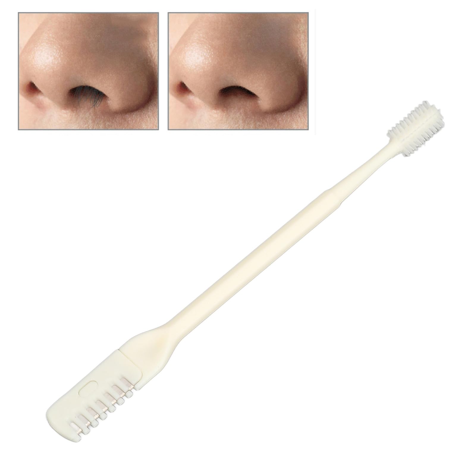Srliya 24Pcs Nasal Hair Cutter, 360 Degree Rotating Nose Hair Trimmer Multifunction Nose Hair Plucker, Double Sided Manual Trimmer for Women and Men