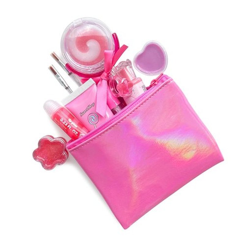 M&U MAKE YOU UP Lip Gloss Set - 11-Piece Girls' Lip Care Collection with Ice Cream & Lollipop Shapes