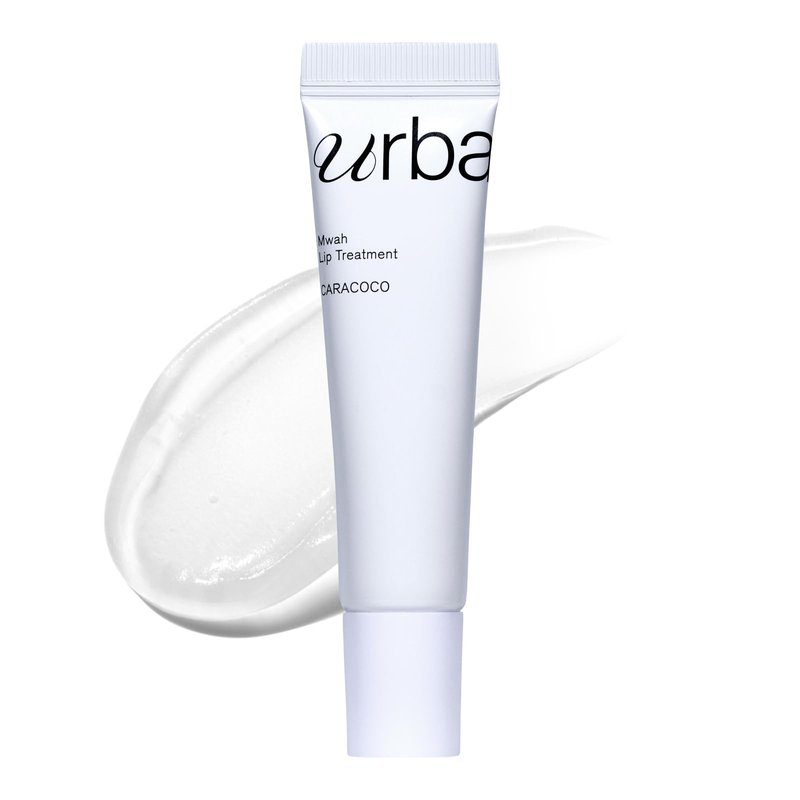 Urbanand Mwah Lip Treatment CARACOCO, Vegan Korean Glossy Lip Balm, Shea Butter, Peptide, Glowy, Lightweight, Moisturize, for Dry, Chapped Lips (13g / 0.45 oz.)