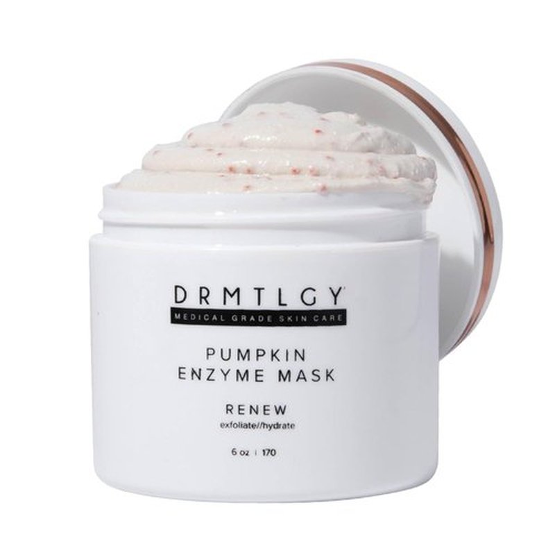 DRMTLGY Pumpkin Enzyme Face Mask - Gentle Exfoliating Treatment for Dull Skin | 5.5 oz