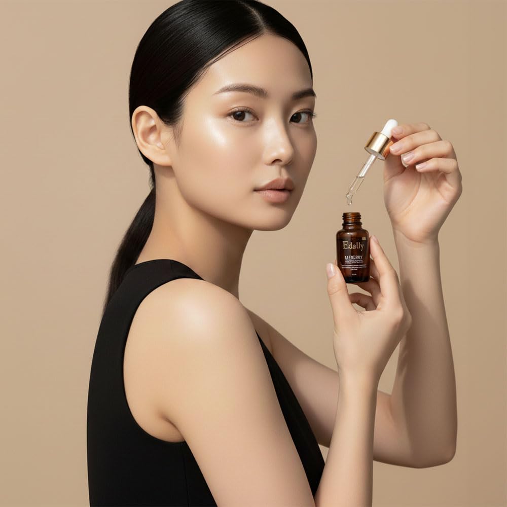 Edally EX Luxury Rejuvenating Bird's Nest Ampoule Serum - Premium Korean Facial Serum with Marine Collagen & Swiftlet Nest Extract - Deep Nourishing, Firming & Hydrating Care - [25ml / 0.85 fl.oz]
