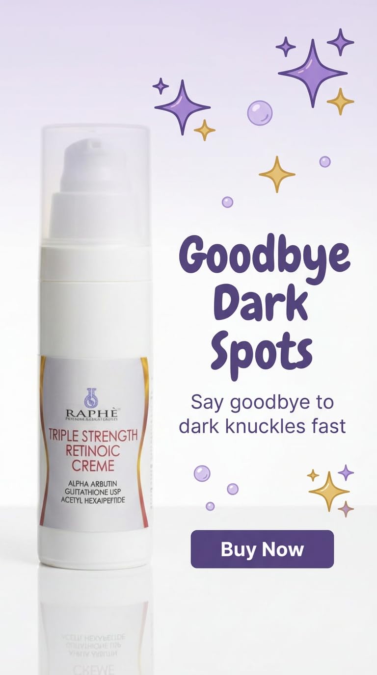 New Retinoic HQ-Free Emulsion Skin Lightening Serum For Dark Knuckles, Elbows, Knees - Professional Hyperpigmentation Treatment for Hands & Feet Dark Spot Remover 2.0 Fl OZ