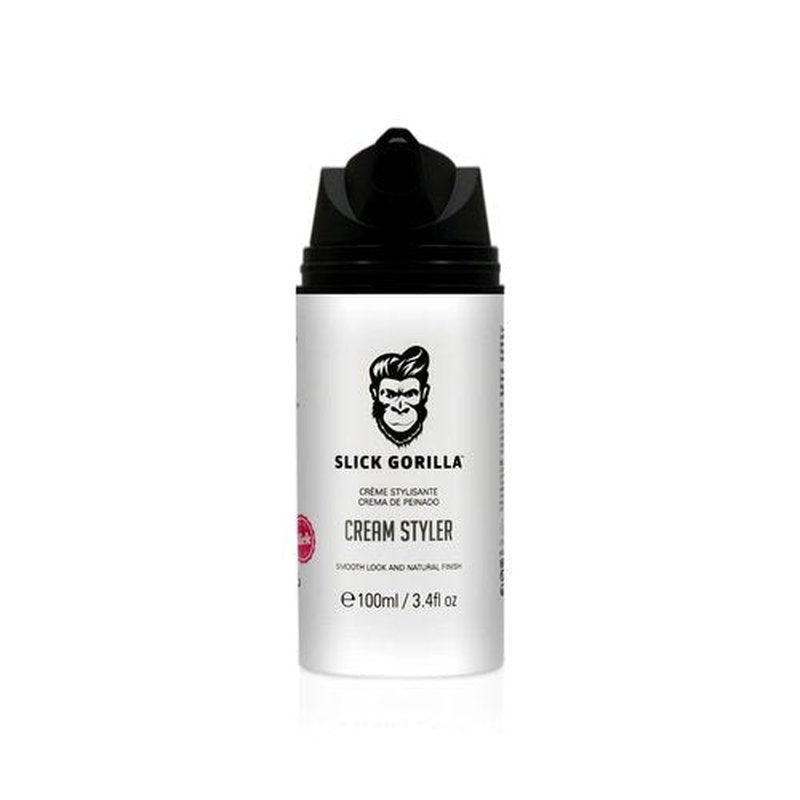 Slick Gorilla Hair Styling Cream - Light Flexible Hold & Frizz Control | 3.38 fl oz (100ml)