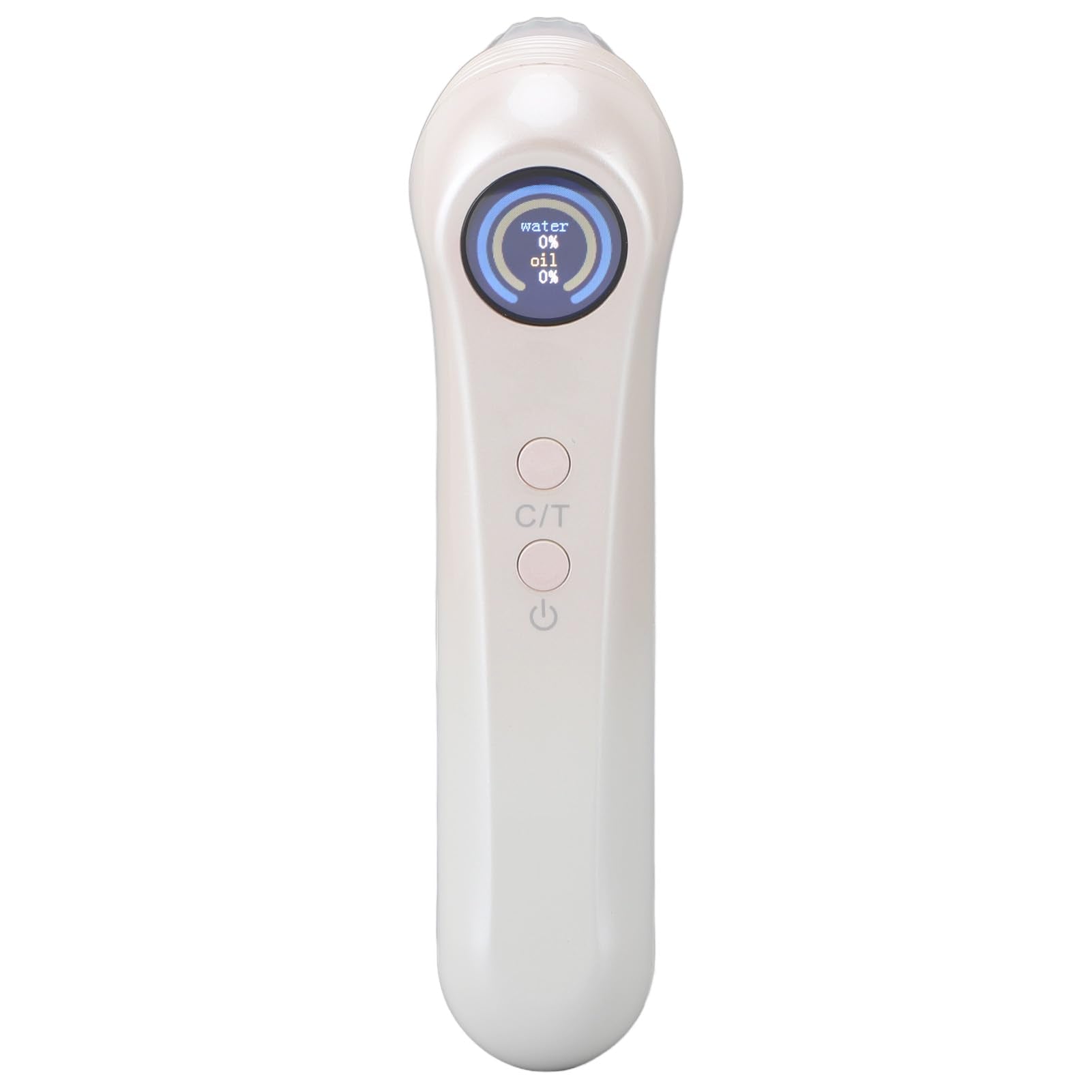 Hydration Tester, Digital Skin Analyzer Automatic Skin Water Oil Tester with LCD Display High Accuracy Integrated Water Oil Sensor Monitor for Home, Beauty Salon, Laboratory