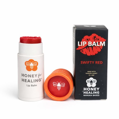 Manuka Honey Lip Balm 15+ UMF - Ultra-Hydrating Beeswax & Coconut Oil Formula | 12+ Hour Moisture | Eco-Friendly Tube | 0.25 oz / 7 g