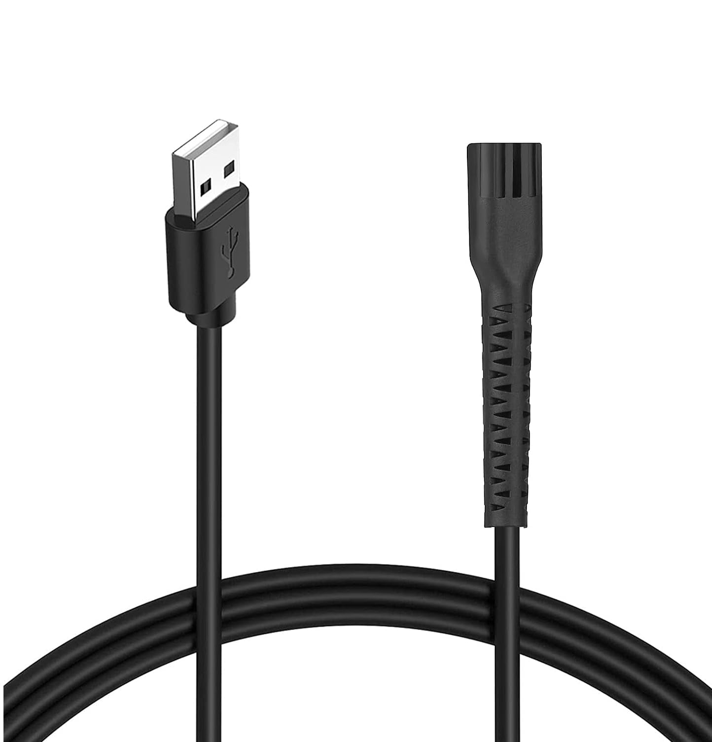 KAYNWAY Charger Cord for Wahl 8164 Finale & 8173 Vanish Shaver, Replacement Charging Cable Power Cord for Wahl Magic Clip Senior Sterling-4 Detailer Lithium-Ion Pro Clippers (USB Black)