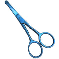 Nexorra Nose Hair Small Scissors for Men & Women Stainless Steel Safety Scissors for Facial Hair, Eyebrows, Beard, Ear & Eyelash Trimming Travel Grooming Tool with Rounded Tip Mustache Scissor.
