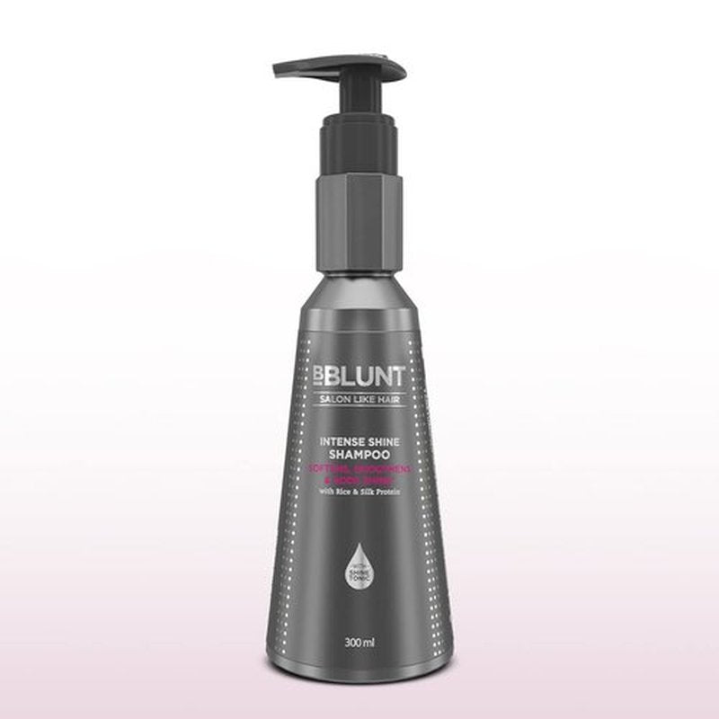 BBLUNT Intense Shine Shampoo - Enriched with Shine Tonic & Silk Protein | Softens & Hydrates | 10.14 Fl Oz (300ml)