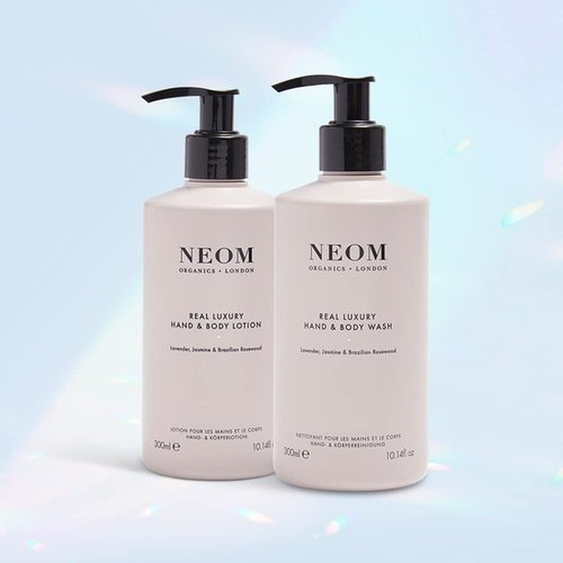 Neom – Luxury Hand & Body Wash | Lavender, Jasmine & Sandalwood | Gently Cleanses & Softens | 300ml