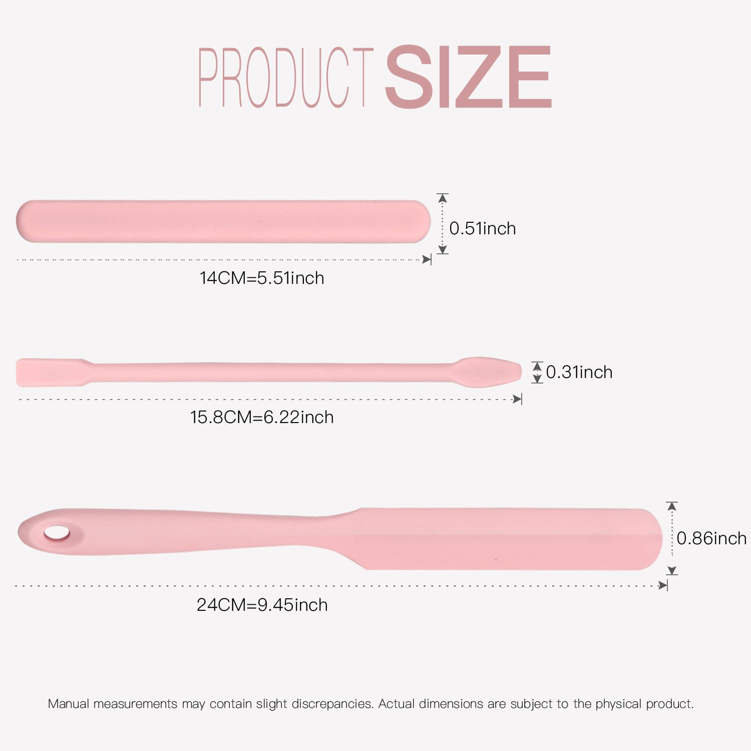 6Pcs Silicone Wax Applicator Set Non Stick Wax Spatulas Eyebrow Wax Stick Waxing Applicator Stir Sticks Hard Wax Scraper For Paint Crafts Salon Home