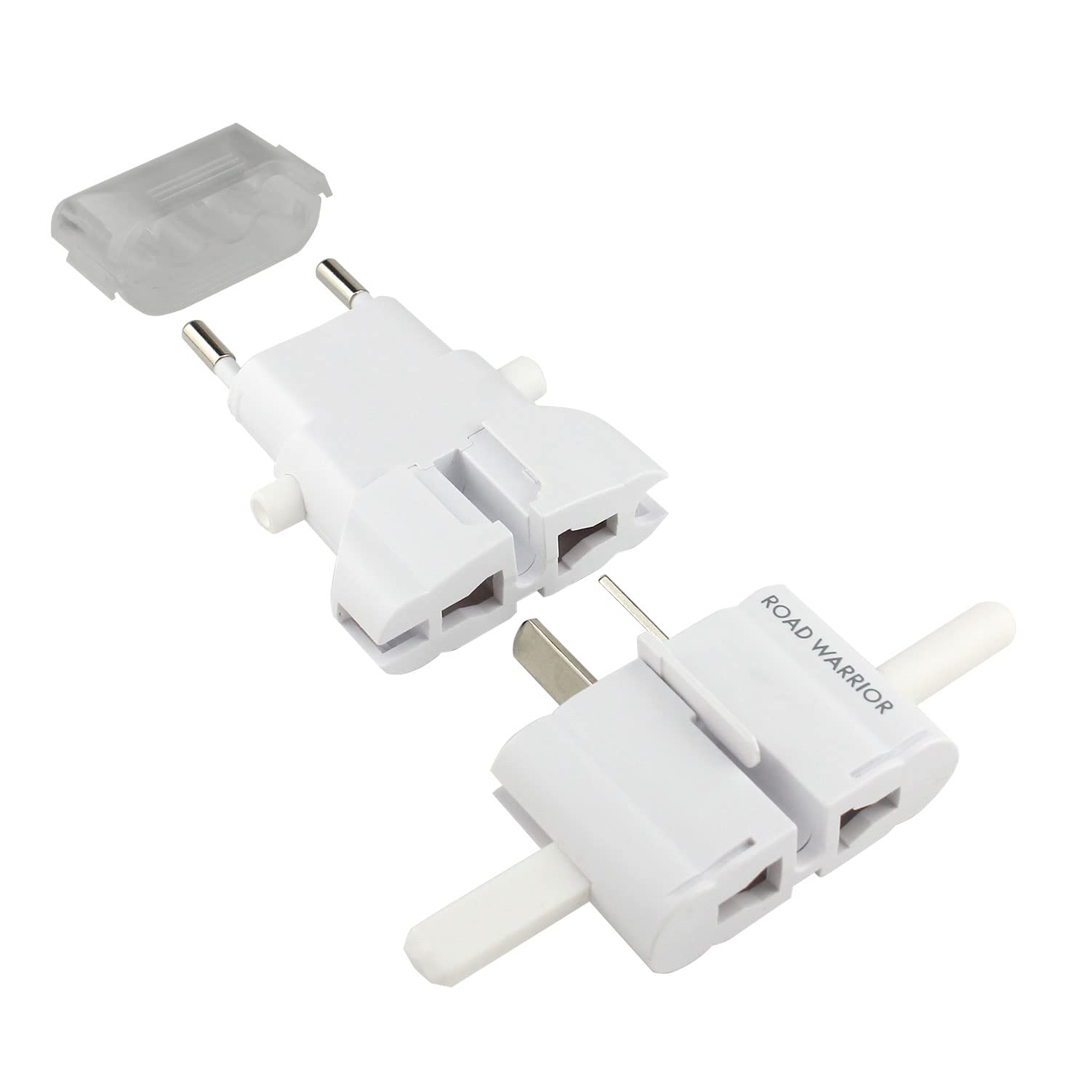 ROAD WARRIOR Worldwide Travel Plug Adapter European/UK/Australia/USA/India/Brazil/China Does Not Convert Voltage RW101WH