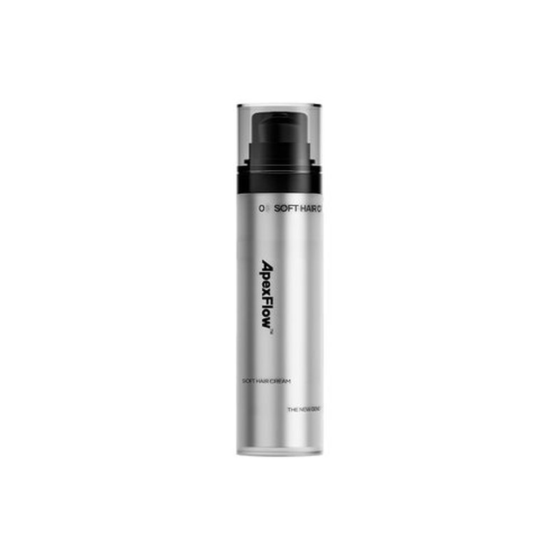 ApexFlow Hair Volume Styling Cream - Texturizes, Defines & Hydrates for Curl, Thin & Flat Hair | Eco-Friendly Refill, Non-Greasy (Large 1 pcs)