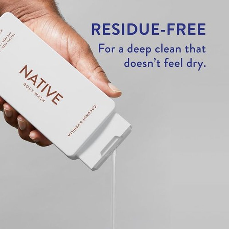 Native Body Wash - Naturally Derived Ingredients for Soft, Hydrated Skin | 18 oz | Coconut & Vanilla, Lavender Rose, Cucumber Mint (Pack of 3)