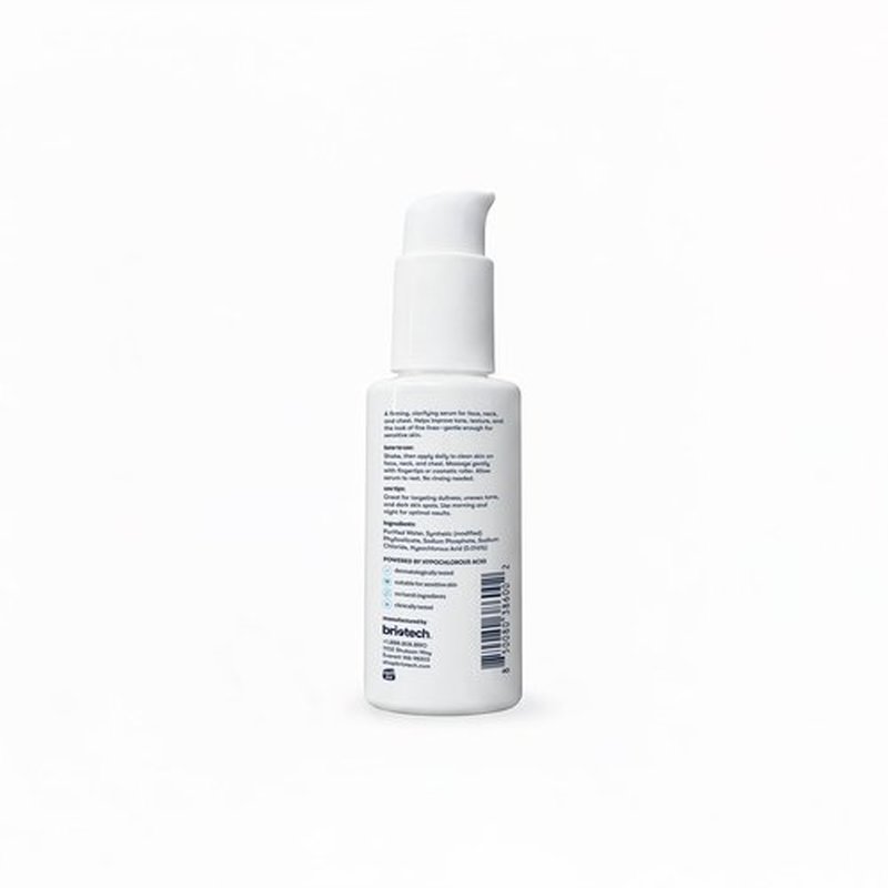 BRIOTECH Renew Serum, Hypochlorous Acid Mineral Gel, Soften Fine Line Appearance, Smooth Skin for Face, Neck, Chest, Spot Corrector, Soothe Redness, Vegan, 3.4 fl oz