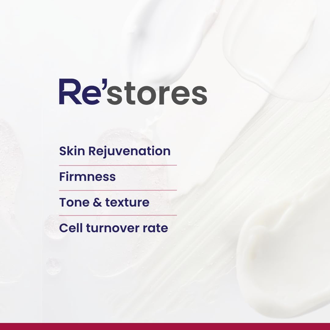 RE' EQUIL 0.1% Retinol Night Cream | Repairs Wrinkles & Fine Lines | Improves Skin Firmness | Beginner Friendly | All Skin Types | 30G