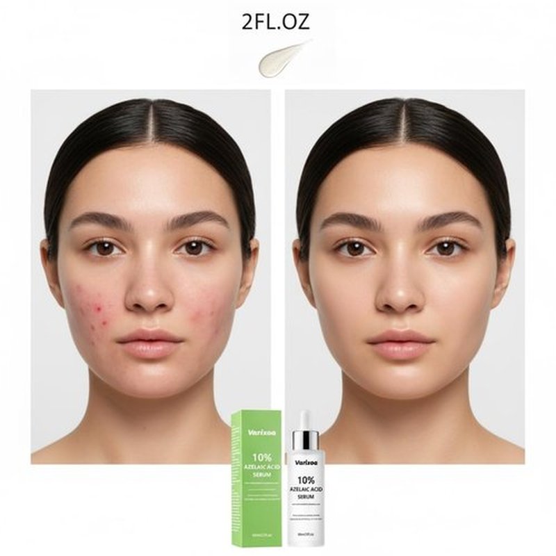 10% Azelaic acid Serum for face Inspired By Korean Skincare K Beauty Azalecic Acid Acido Azelaico Redness Soothing Serum with Azaleic acid, Hyaluronic Acid, Niacinamide, Spot Care(2FL.OZ/60 ML)