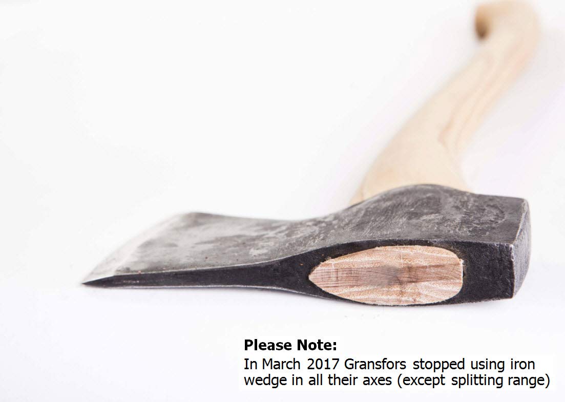 Gransfors Bruk 25" Scandinavian Forest Axe with Ceramic Grinding Stone (Bundle: 2 Items)