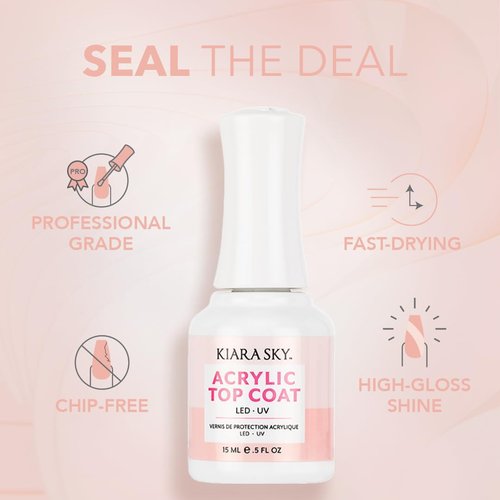 KIARA SKY Acrylic Top Coat 0.5 Fl Oz