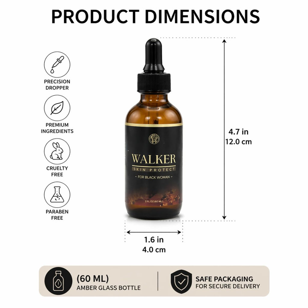 Walker Skin Protect Serum: Natural Firming Facial Serum—Tightens Skin and Fights Aging. to diminish dark circles and provide a lifting effect. Suitable for all skin types (1 PCS)