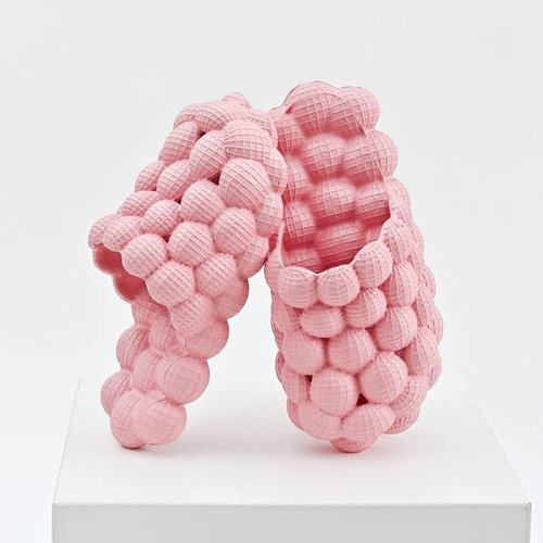 AIMINUO Bubble Slippers for Women and Men with Cloud Cushion Sole, Stress Relief Reflexology and Non-slip Massage