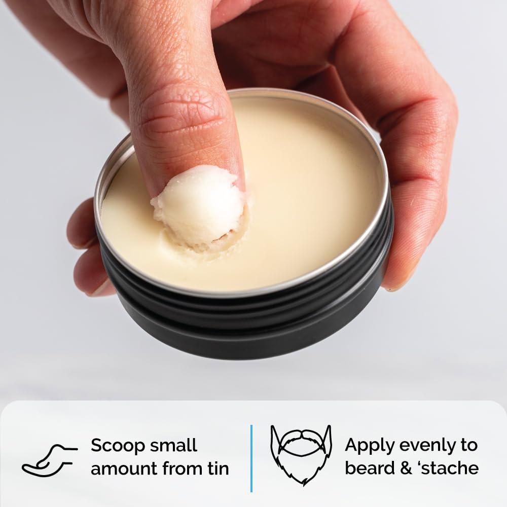 ZEUS Beard Balm Leave‑In Conditioner for Men, Styling Balm (Verbena Lime)