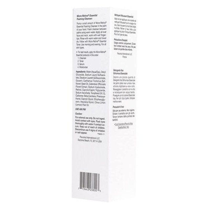 Pevonia Micro-Retinol Foaming Cleanser - Anti-Aging Formula | 4 Fl Oz for Radiant Skin
