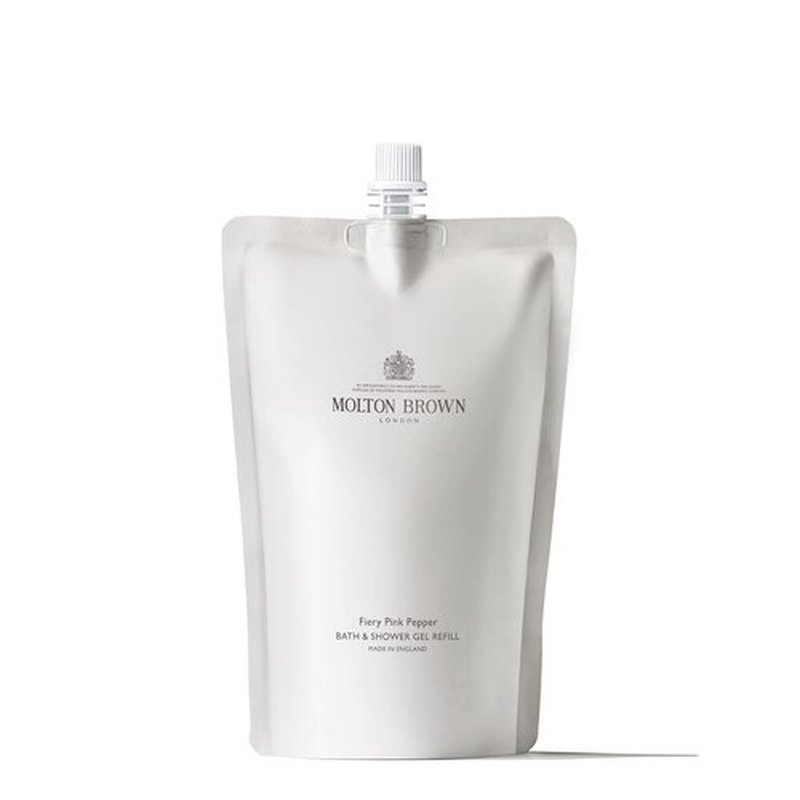 Molton Brown Fiery Pink Pepper Body Wash Refill - 13.5 Fl. Oz. | Luxurious Fragrance & Hydration