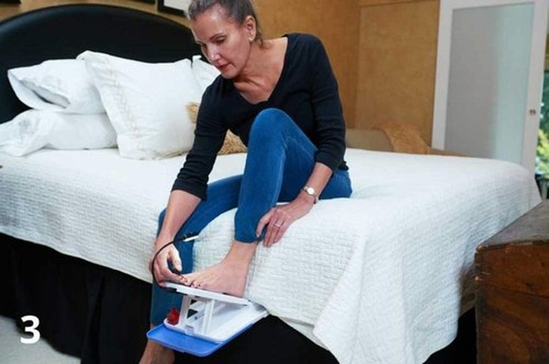 Stedi Pedi for a Perfect, Comfortable Pedicure...at Home.