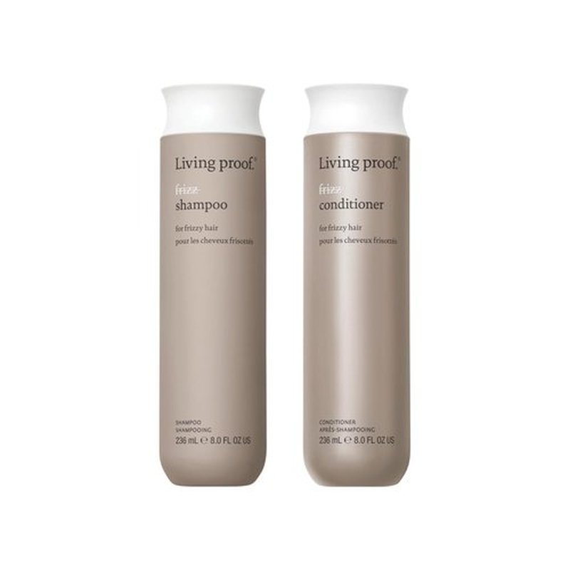 Living Proof No Frizz Shampoo & Conditioner Duo - Smooth, Frizz-Free Hair | 8 oz Each