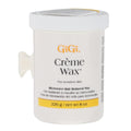 Gigi Crème Wax – Microwave Hair Removal Wax for Face & Body Sensitive Skin, Gentle Smooth Formula, At-Home Waxing, 8 oz